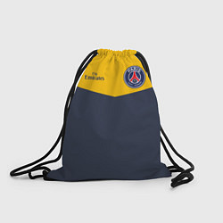 Рюкзак-мешок PSG: Navy Yellow, цвет: 3D-принт