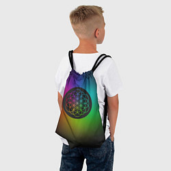 Рюкзак-мешок Coldplay Colour, цвет: 3D-принт — фото 2