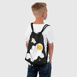 Рюкзак-мешок Космические яйца, цвет: 3D-принт — фото 2