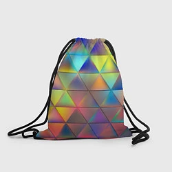 Мешок для обуви Разноцветные треугольники