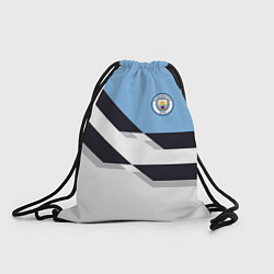 Рюкзак-мешок Manchester City FC: White style, цвет: 3D-принт