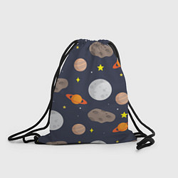 Рюкзак-мешок Луна, цвет: 3D-принт