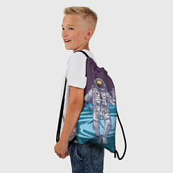 Рюкзак-мешок Привет из космоса, цвет: 3D-принт — фото 2