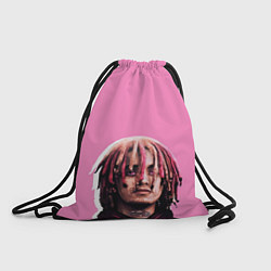 Рюкзак-мешок Lil Pump: Pink, цвет: 3D-принт
