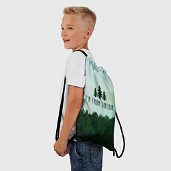 Рюкзак-мешок I'm from Siberia, цвет: 3D-принт — фото 2