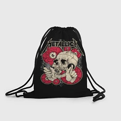 Рюкзак-мешок Metallica Skull, цвет: 3D-принт