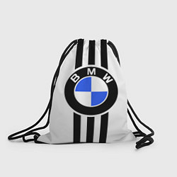 Рюкзак-мешок BMW: Black Strips, цвет: 3D-принт