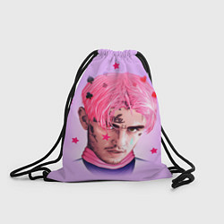 Рюкзак-мешок Lil Peep: Pink Edition, цвет: 3D-принт