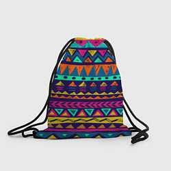 Рюкзак-мешок Индейский орнамент, цвет: 3D-принт