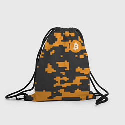 Мешок для обуви Bitcoin: Orange Camo