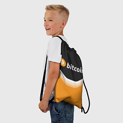 Рюкзак-мешок BTC Used, цвет: 3D-принт — фото 2