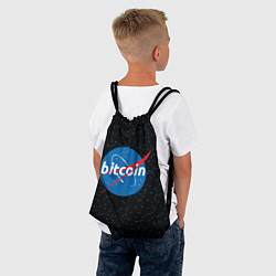 Рюкзак-мешок Bitcoin NASA, цвет: 3D-принт — фото 2