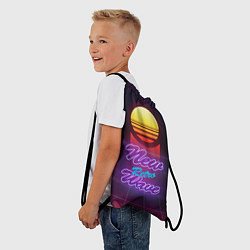 Рюкзак-мешок New Retro Wave, цвет: 3D-принт — фото 2