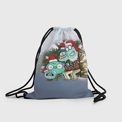 Рюкзак-мешок Новогодний Харви Бикс, цвет: 3D-принт