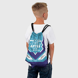 Рюкзак-мешок Артур сладкий, цвет: 3D-принт — фото 2