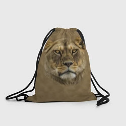 Рюкзак-мешок Песчаная львица, цвет: 3D-принт