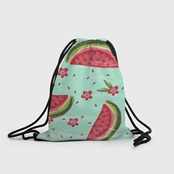 Рюкзак-мешок Арбузный вкус, цвет: 3D-принт
