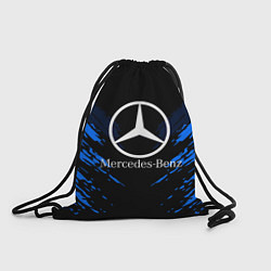 Рюкзак-мешок Mercedes-Benz: Blue Anger, цвет: 3D-принт