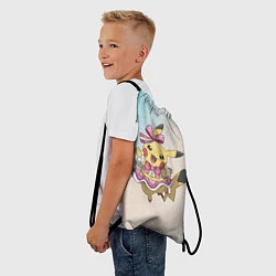 Рюкзак-мешок Пикачу-девочка, цвет: 3D-принт — фото 2