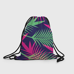 Рюкзак-мешок Неоновые пальмы, цвет: 3D-принт