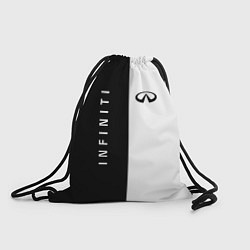 Рюкзак-мешок Infiniti: Black & White, цвет: 3D-принт
