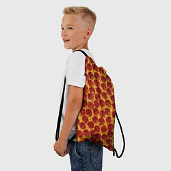 Рюкзак-мешок Пицца пепперони, цвет: 3D-принт — фото 2
