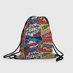 Рюкзак-мешок Pop art pattern, цвет: 3D-принт