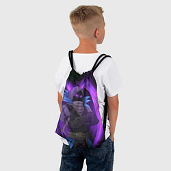 Рюкзак-мешок Violet Raven, цвет: 3D-принт — фото 2