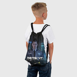 Рюкзак-мешок Detroit: Connor, цвет: 3D-принт — фото 2