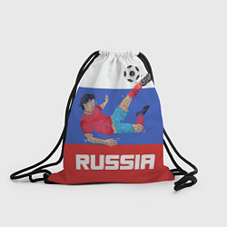 Рюкзак-мешок Russia Footballer, цвет: 3D-принт