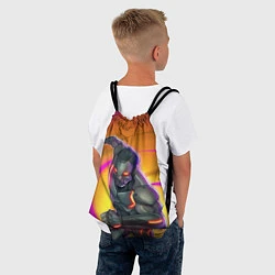 Рюкзак-мешок Fortnite Omega, цвет: 3D-принт — фото 2