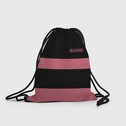 Рюкзак-мешок Black Pink: Logo, цвет: 3D-принт