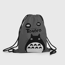 Рюкзак-мешок Тоторо рядом, цвет: 3D-принт