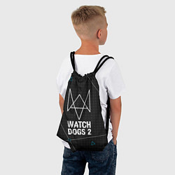 Рюкзак-мешок Watch Dogs 2: Tech Geometry, цвет: 3D-принт — фото 2