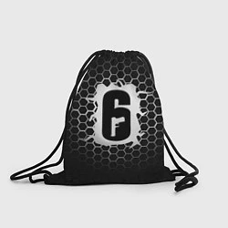 Рюкзак-мешок R6S: Carbon Symbon, цвет: 3D-принт