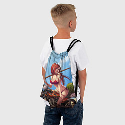 Рюкзак-мешок Fairy Tail Girl, цвет: 3D-принт — фото 2