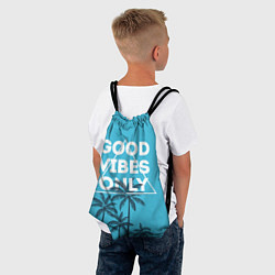 Рюкзак-мешок Good vibes only, цвет: 3D-принт — фото 2