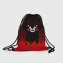 Рюкзак-мешок Kumamon: Hell Flame, цвет: 3D-принт