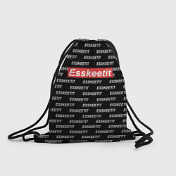 Рюкзак-мешок Esskeetit: Black Style, цвет: 3D-принт