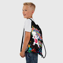 Рюкзак-мешок Малыш-единорог, цвет: 3D-принт — фото 2