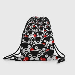 Рюкзак-мешок Kumamons, цвет: 3D-принт