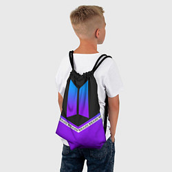 Рюкзак-мешок BTS: Neon Symbol, цвет: 3D-принт — фото 2