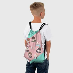 Рюкзак-мешок BTS Boys, цвет: 3D-принт — фото 2