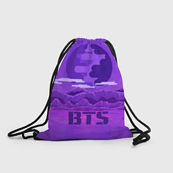Рюкзак-мешок BTS: Violet Mountains, цвет: 3D-принт