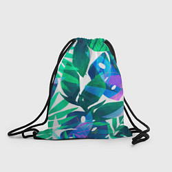 Рюкзак-мешок Зеленые тропики, цвет: 3D-принт