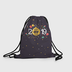 Рюкзак-мешок 2019 New Year, цвет: 3D-принт