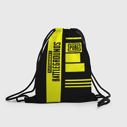 Рюкзак-мешок PUBG: Yellow Lifestyle, цвет: 3D-принт