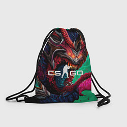 Рюкзак-мешок CS GO hyper beast skin, цвет: 3D-принт