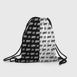 Рюкзак-мешок Off-White: Black & White, цвет: 3D-принт