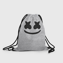 Рюкзак-мешок Marshmello: Grey Face, цвет: 3D-принт